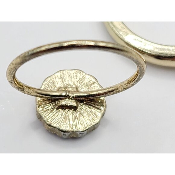 Lot of Five Fashion Rings With Assorted Gemstones & Designs - Picture 6 of 11